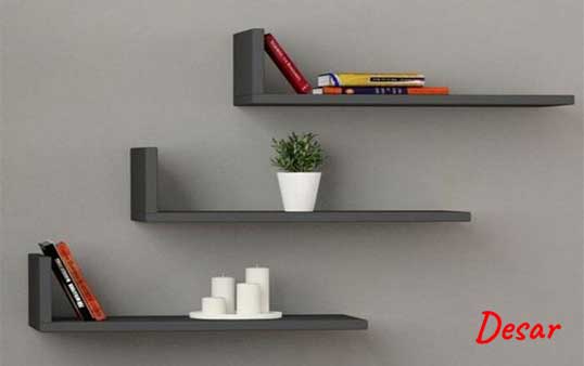 خرید شلف دیواری کتاب