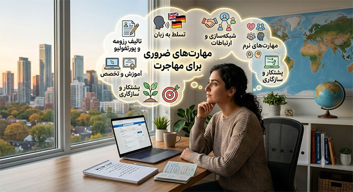 چه مهارتهایی برای پیدا کردن کار بعد از مهاجرت ضروری هستند؟