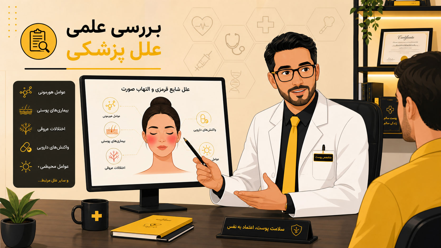 ارتباط استرس و قرمز شدن صورت
